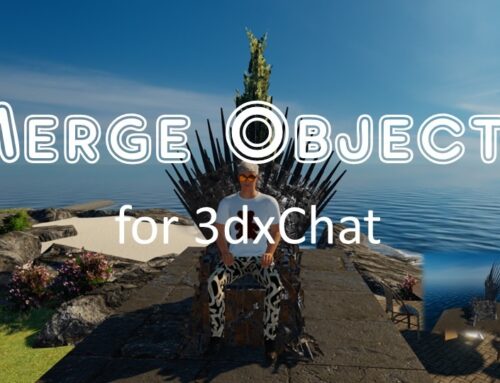 How to merge objects into your room with the 3DXChat-Editor