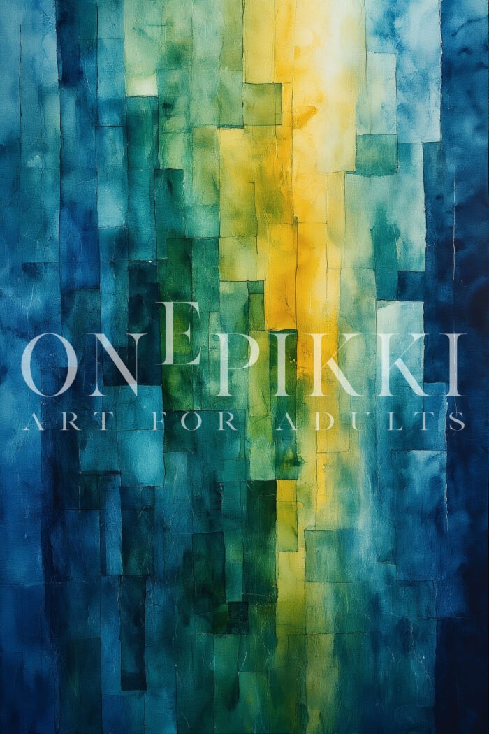 Geometric Watercolor Mosaic 3