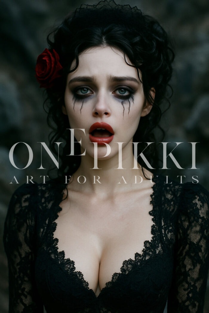Gothic crow make up