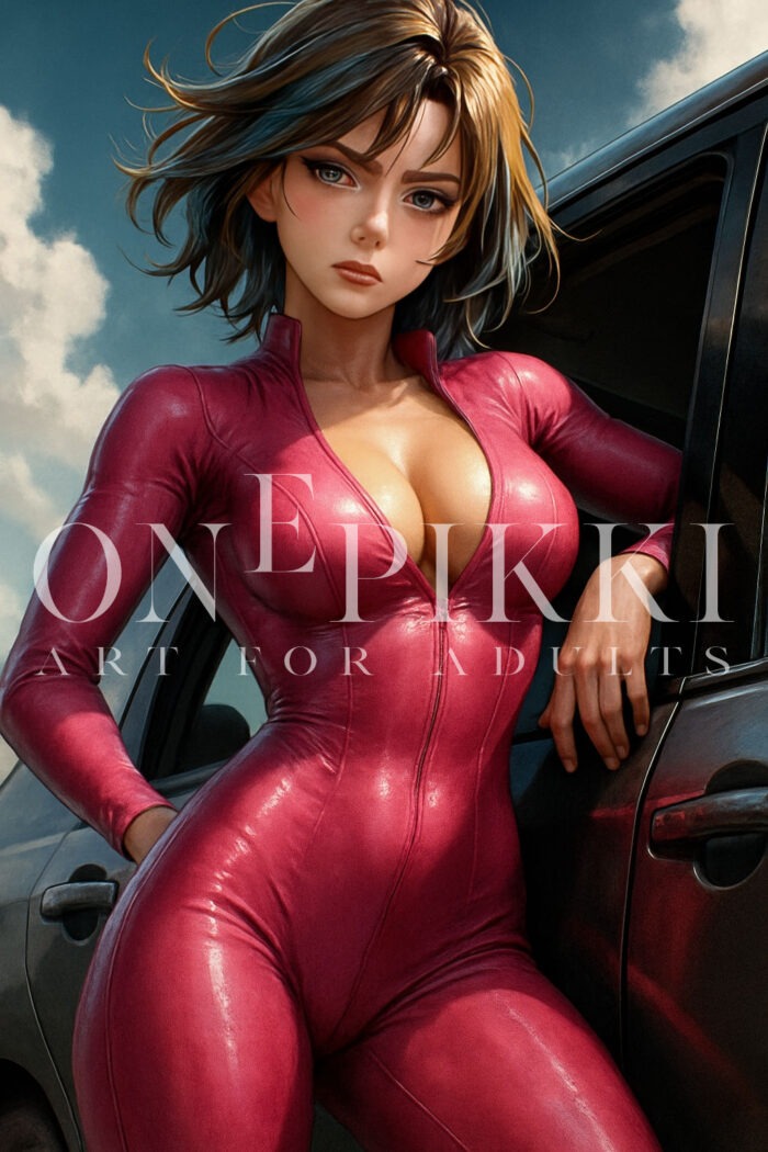 Leaning at a Car