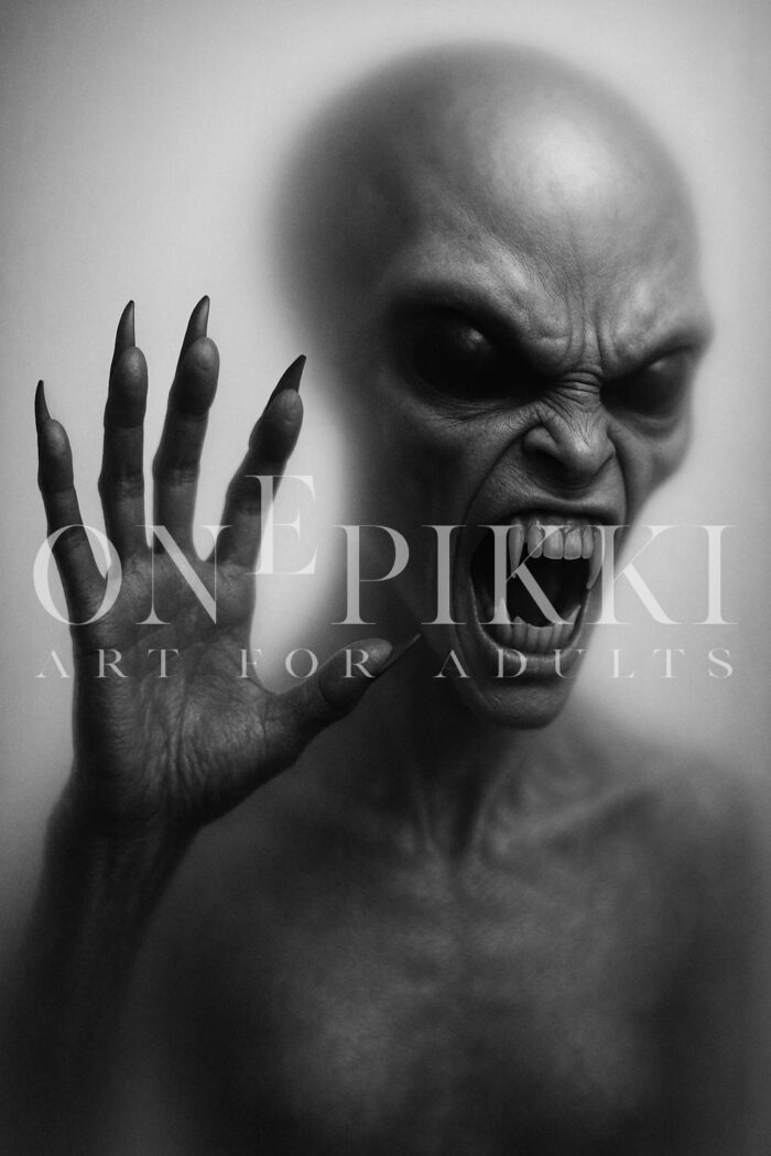 Vampire Alien Silhouette