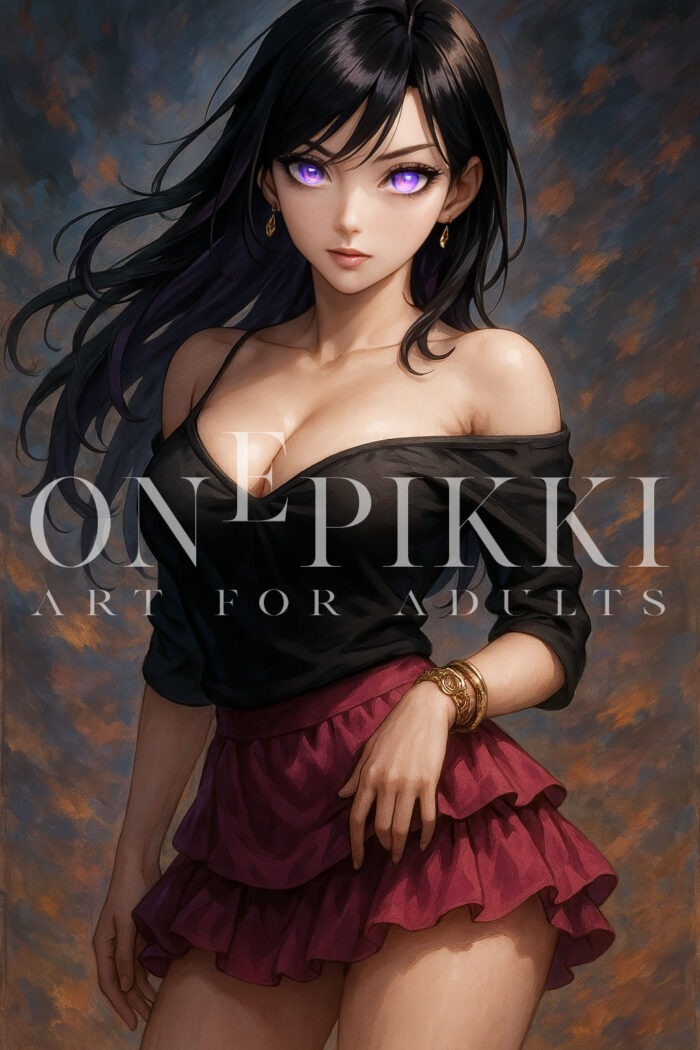 Violet eyes