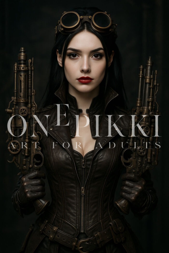 Powerful Steampunk Art – Striking Female Portraits in 4K